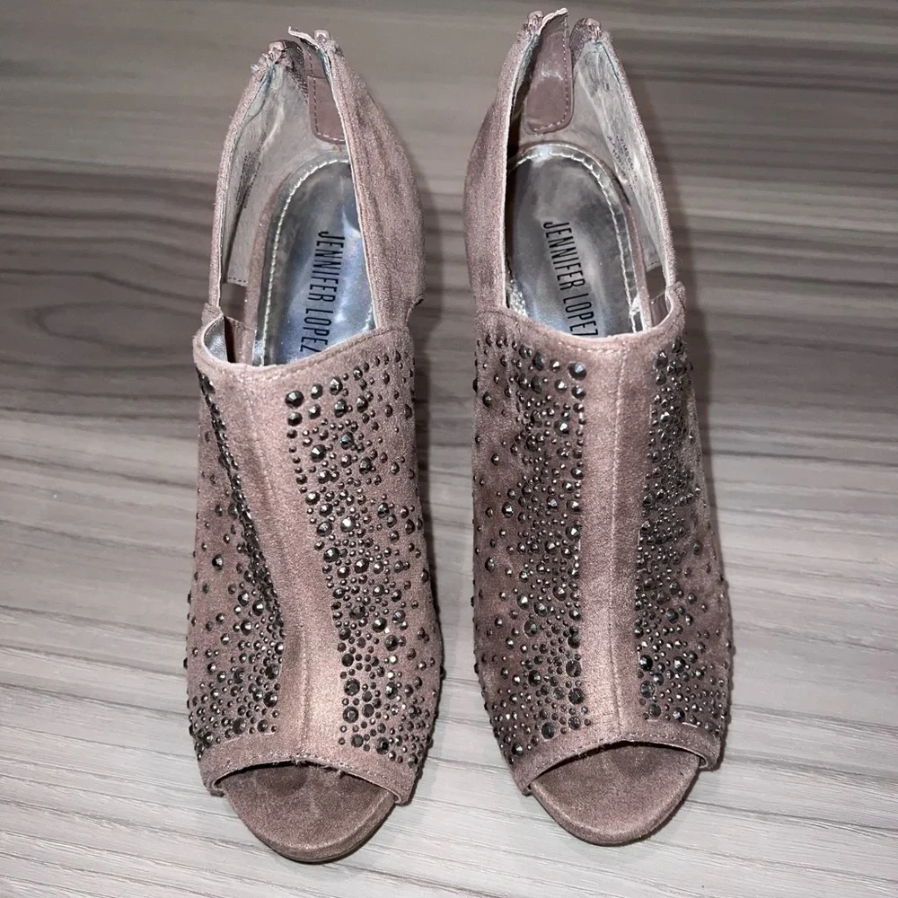 Jennifer Lopez Rhinestone Heels